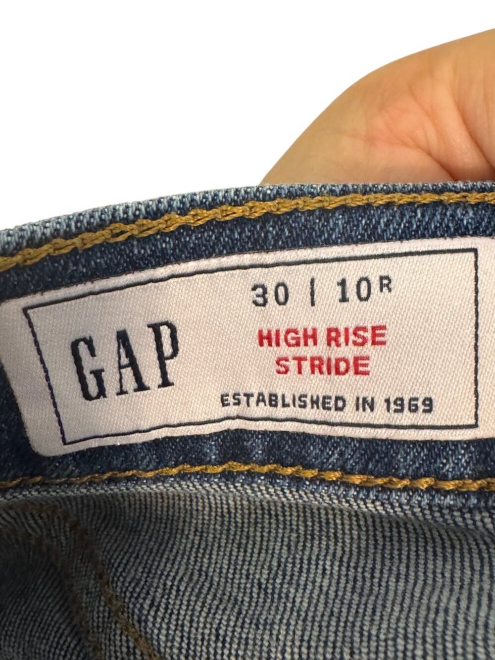 Gap High Rise Wide Leg Jeans 30/10R Dark Wash Denim Womens Casual Stylish Pants - Picture 3 of 7
